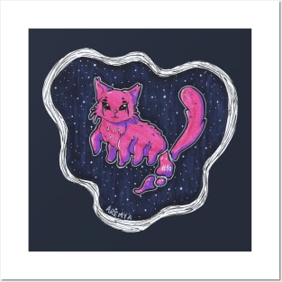 SPACE CAT Posters and Art